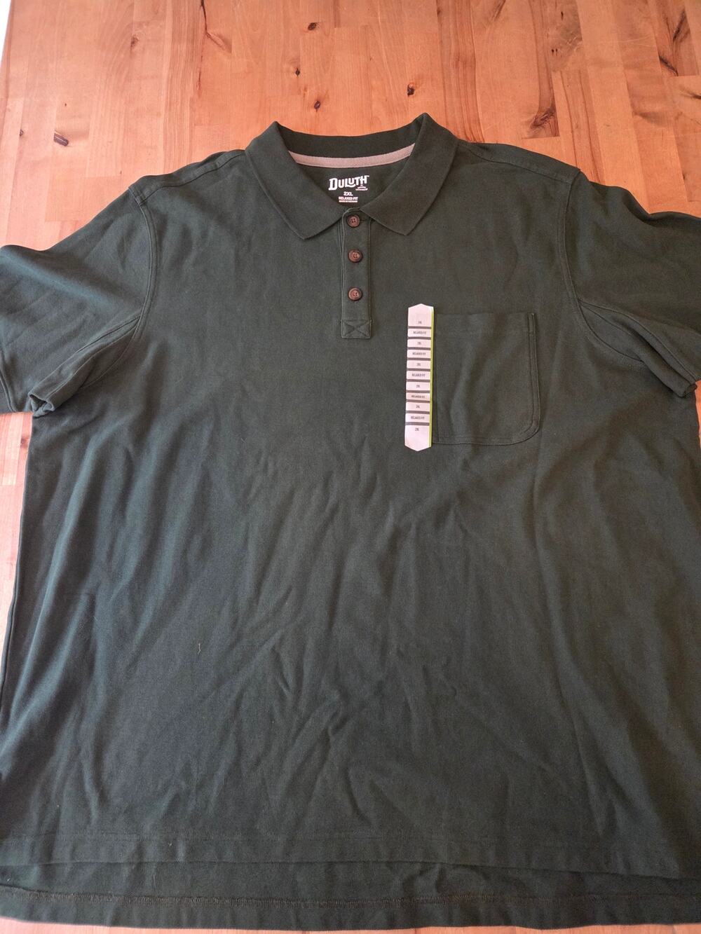 NWT Duluth Trading Co Men's 2XL Relaxed Fit Polo Shirt